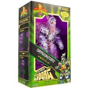Super7 - Mighty Morphin Power Rangers - Super Cyborg - Dragonzord (Clear)